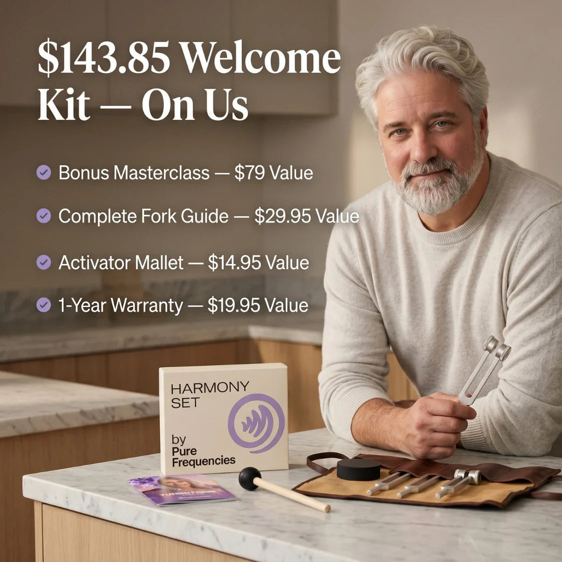 Harmony Tuning Fork Set